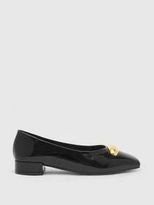 CUCCOO BIZCHIC Women's Fashion Flat Shoes - Black - View 8