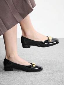 CUCCOO BIZCHIC Women's Fashion Flat Shoes - Black - View 1