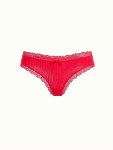 Bonmuse Quần lót ren nữ 6 chiếc/gói, quần lót đa năng cạp vừa - Nhiều màu - Xem 4