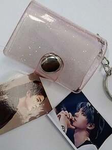 16 - Page 1 - Inch Shiny White Mini Photo Album Keychain, A Simple And Delicate Insert - Type Document Storage Album For Students, Which Can Be Put Into Bags. - Clear - View 11