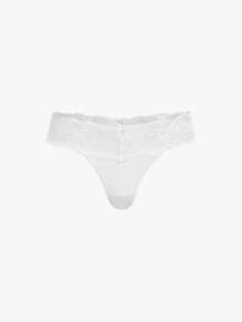 Bisouelle 5 chiếc quần lọt khe ren hoa, đồ lót gợi cảm - Nhiều màu - Xem 11
