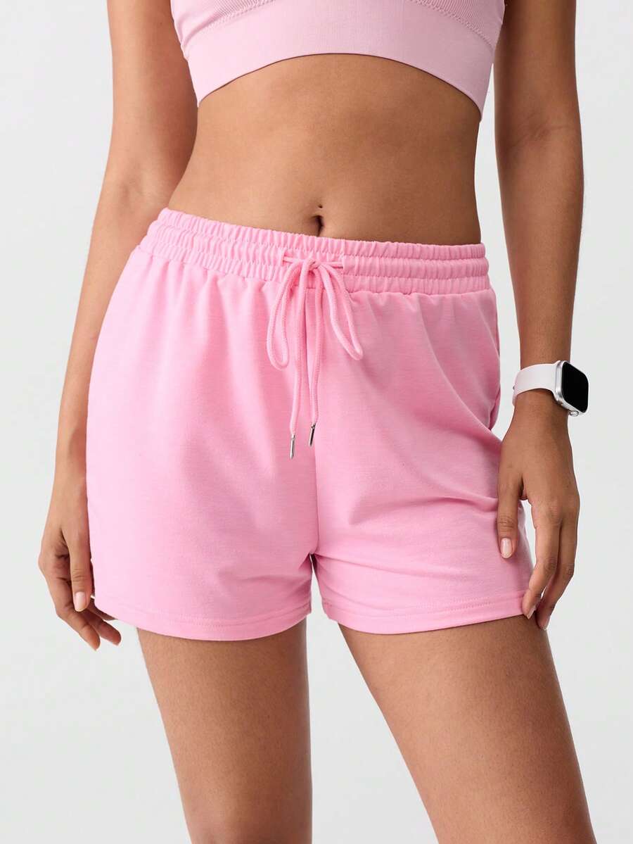 LOUNGEISTA 3 Packs Solid Elastic Waist Knotted Relaxed Athletic Shorts Sleep Shorts, Vacation, Breezy Comfort Fall Clothes, - Multicolor - View 1
