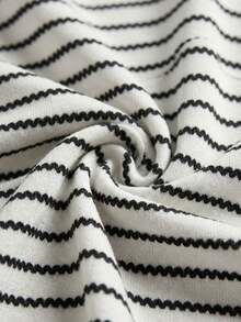 SHEIN Comfortcana Women Striped Ruched Casual Versatile Daily Wear Tube Top - Multicolor - View 6