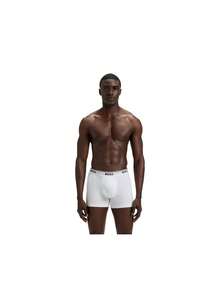 Hugo Boss Men's Quick-Dry Breathable Skin-Friendly Commuting Casual Gym 50475282-100 - 白色 - 查看 2