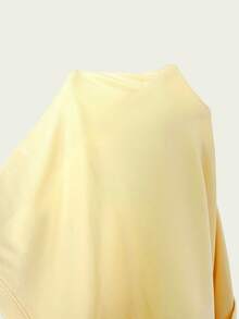SHEIN EZwear Bộ áo liền quần không tay tối giản màu trơn dành cho nữ, thích hợp mặc hàng ngày, màu mơ. - Màu be - Xem 3