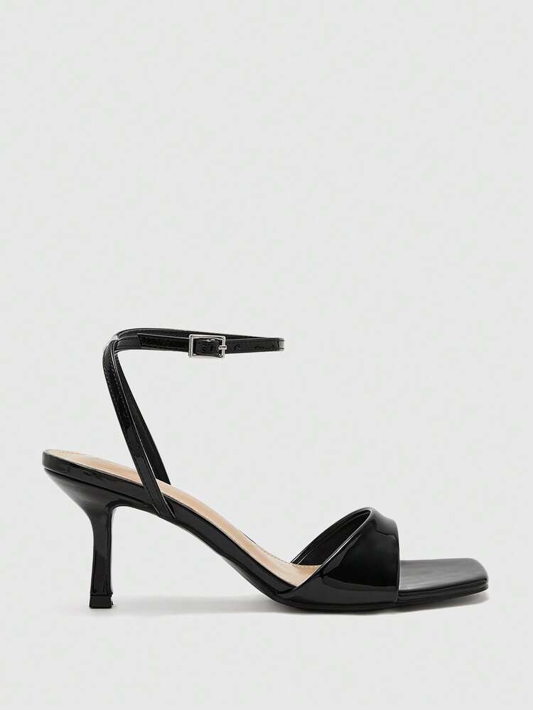 CUCCOO BIZCHIC Women Shoes Spring And Summer New Square Toe PU Surface. Saddle Strap Cross Ankle Strap Buckle One-Piece Sandals. Romantic Elegance Temperament Simple Sexy High Heel Cloth Heel Thick Heel Dress Shoes Valentine's Day. Dating Party, Fashionable Sexy/Club Wear, Suitable For Christmas. Spring Summer Four Seasons Workplace Festival Street Fashion Classic Sandals Elegant Temperament Women's Shoes Thick Heels. Bad Girl Night Pump Summer Shoes
