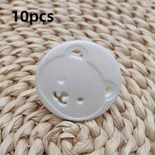 5/10/20/Cái Nắp Ổ Cắm Điện Đầu Tròn Dày, Nắp Ổ Cắm Điện Hình Gấu, Bộ Bảo Vệ Ổ Cắm Chống Giật Điện - Nhiều màu - Xem 15