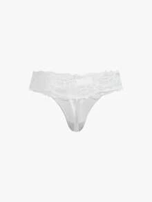 Bisouelle 5 chiếc quần lọt khe ren hoa, đồ lót gợi cảm - Nhiều màu - Xem 12
