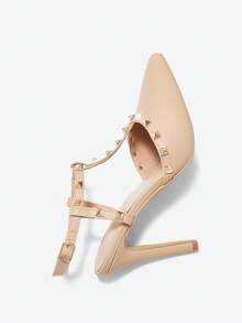Eladyva New European & American Fashion Sexy Ultra-High Heel Pointed Toe Versatile Stiletto Heel Women Pumps,Elegant,Party - Apricot - View 8