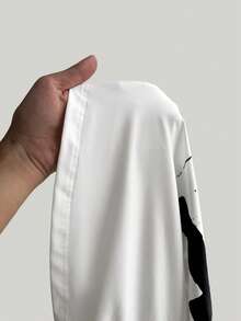 Maweii Plus Size Women's Summer T-Shirt, Letter Print Sleeveless Casual Street Wear Sports Outdoor Top, White - White - View 7