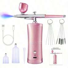 1 Set Of Portable  With Compressor Single Action Spray Gun For Nail Art Craft Cake Paint Gun Electric Acrylic Paint Spray Gun Painted Gun Model Coloring Model Spray Art  Set Tools - Multicolor - View 15