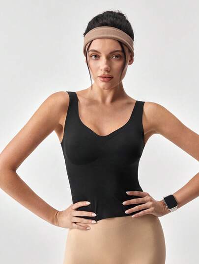 Loungeista Camiseta de mujer de unicolor minimalista, popular, cómoda, de alta calidad y rentable, portátil, en paquete individual