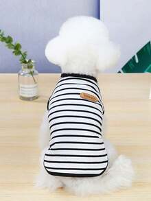 PETSIN 宠物春季新款狗狗服装 动物用品 宠物服装 狗狗背心 猫咪T恤 泰迪熊套装 小型动物服装 休闲酷炫背心 狗狗服装 猫咪服装 春夏两季新款背心 - 彩色 - 查看 20