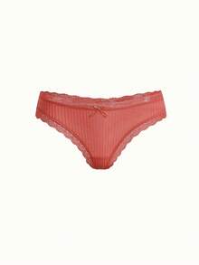 Bonmuse Quần lót ren nữ 6 chiếc/gói, quần lót đa năng cạp vừa - Nhiều màu - Xem 6