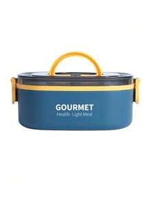 SHEIN 800/1400/2000 Milliliter Multi-Color Bento Box Set, Reusable, Leak-Proof Bento Box With Three Layers, No BPA Lunch Box, Insulated Bento Box, School Bento Box, Office Lunch Box, Travel Bento Box, Stackable, For Microwave, Dishwasher, And Refrigerator, Bento Box - Multicolor - View 24