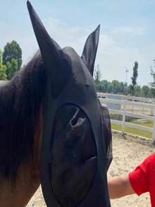 1pc Lightweight New Style Horse Face Mask, Breathable Anti-Mosquito Horse Head Cover, New Horse Head Mask - Multicolor - View 5