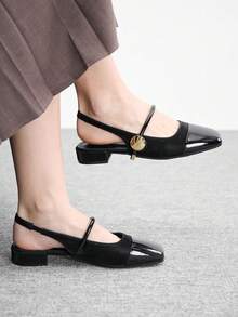 CUCCOO BIZCHIC Women's Fashion Flat Shoes - Black - View 1