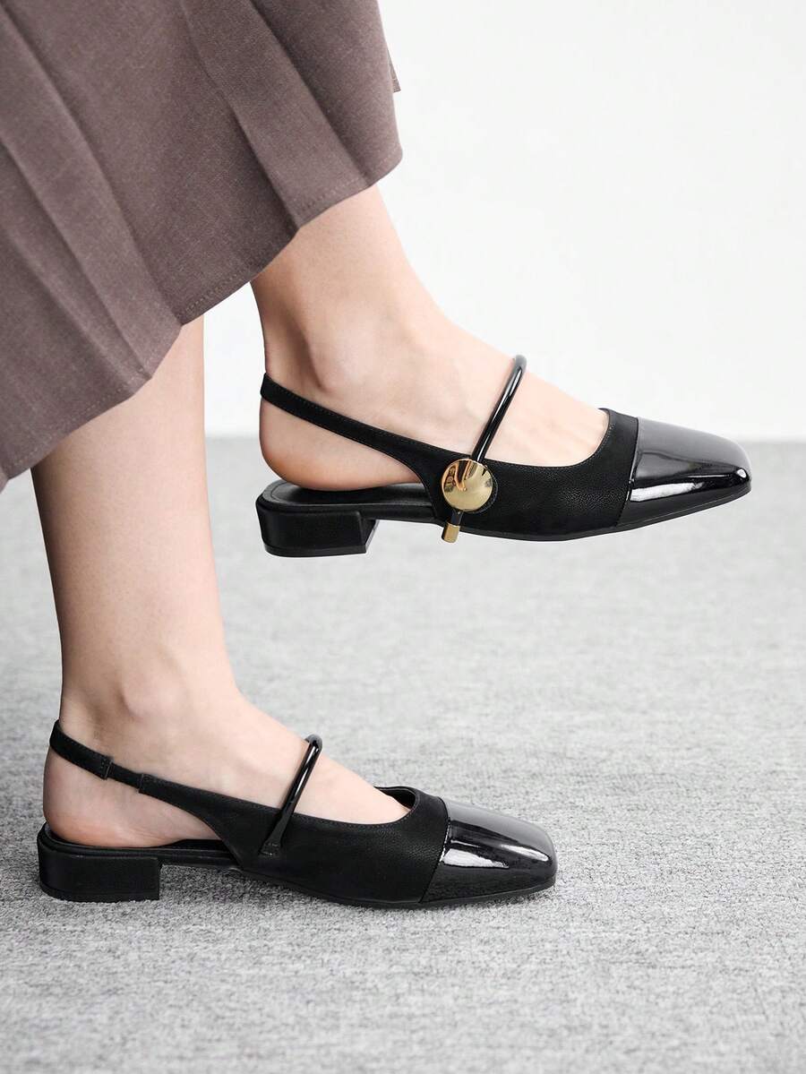 CUCCOO BIZCHIC Women's Fashion Flat Shoes - Black - View 1