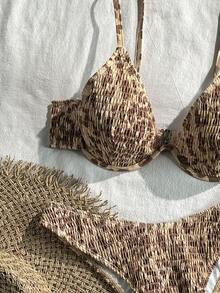 Swim Vcay Women's Swimwear Set, Random Printed, With Underwire, Non-Push Up - Multicolor - View 5