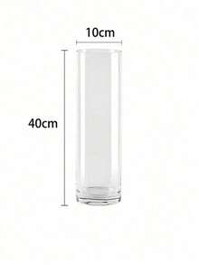 Acrylic Transparent Cylinder Vase Set, Tall Floor Vases Unbreakable Plastic Vases, Suitable For Living Room, Desk, Wedding Centerpiece Flower Bouquet Decoration In Different Sizes - Clear - View 21
