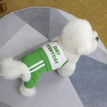 PETSIN 宠物服装、狗狗服装、猫咪服装、休闲连体衣、春夏新款小型动物连体衣、防滑扣连体服、宠物用品、休闲连体衣 - 彩色 - 查看 20
