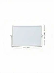 MINKOJA MINKOJA 1 bảng trắng để bàn khung hợp kim nhôm ngẫu nhiên, bảng trắng từ tính gấp gọn hai mặt, đồ dùng văn phòng phẩm cho năm học mới - Màu trắng - Xem 11