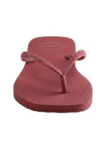 Slim Square Logo Pop Up Women's Flip-Flops Purple Red 4148959 - Pau Brasil - View 2