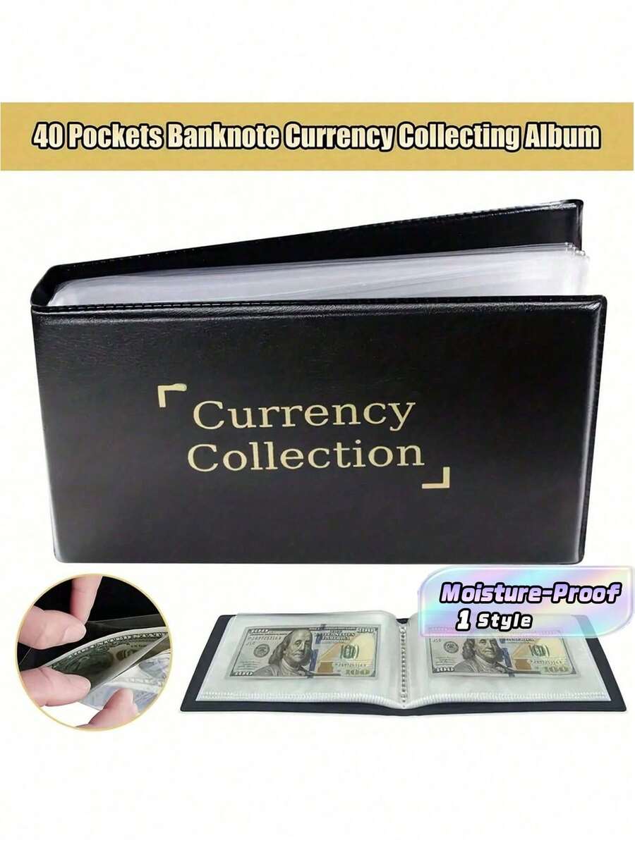 A Currency Collection Album , A Cash Deposit Book, A Deposit Folder, A ...