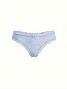 Bonmuse Quần lót ren nữ 6 chiếc/gói, quần lót đa năng cạp vừa - Nhiều màu - Xem 10