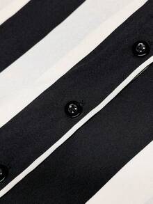 GlowEve CURVE Bộ đồ hè cỡ lớn dành cho nữ, áo sơ mi kẻ sọc với quần ống đứng trơn, trang phục công sở đa năng thoải mái; Bộ đồ nữ thường ngày gồm áo sơ mi và quần ống rộng cạp cao màu đen, phù hợp cho văn phòng, đi làm thanh lịch, công tác, mặc mùa xuân/hè. Bộ đồ công sở 2 mảnh, trang phục chuyên nghiệp cho nữ, bộ đồ năm mới, dự tiệc, đi biển, thường ngày thanh lịch, lãng mạn, ngày lễ tình nhân, hẹn hò, trang phục mùa tốt nghiệp, trang phục công sở thường ngày thời trang, trang phục công sở, trang phục thường ngày đa năng, trang phục lễ hội. - trắng - Xem 4