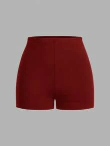 CourtClass CourtClass Women's Solid Color Short Sleeve Sports Dress - Red - View 11