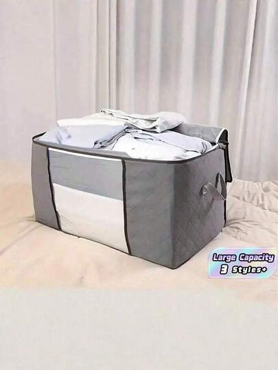 1 Túi đựng chăn ga gối đệm không dệt, túi đựng đồ trong tủ quần áo, túi đóng gói đồ đạc khi chuyển nhà, túi sắp xếp đồ đạc trong phòng ngủ, túi đựng chăn, gối, ga trải giường, áo thun, quần, váy, quần áo mùa đông nữ, đồ trang trí phòng ngủ, nhà cửa, sắp xếp đồ đạc.