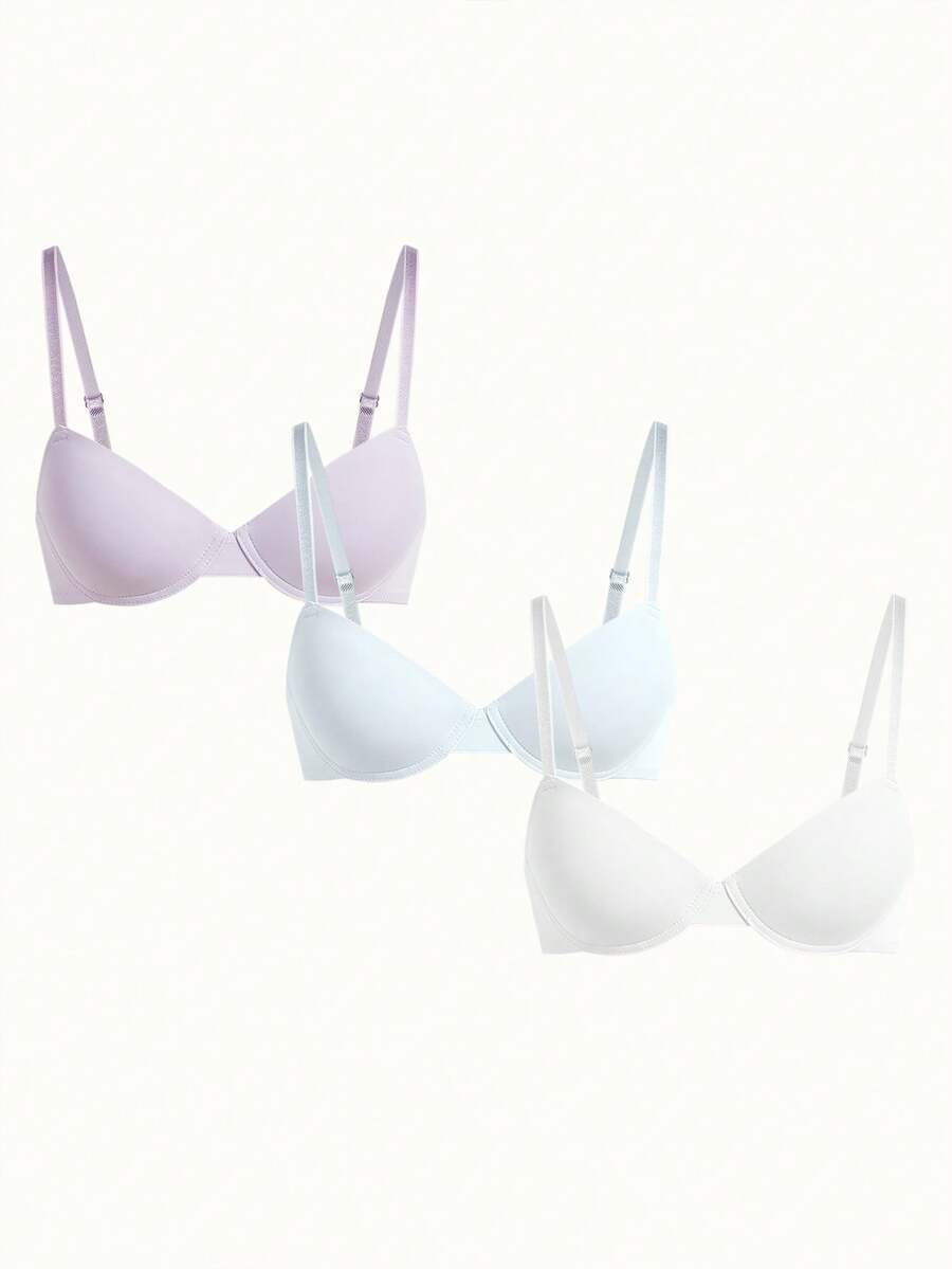 Bonmuse Bộ 3 áo ngực có gọng thời trang nữ MIMILEMON - Nâng ngực, tạo dáng gợi cảm, thoải mái suốt cả ngày, định hình vóc dáng hàng ngày.