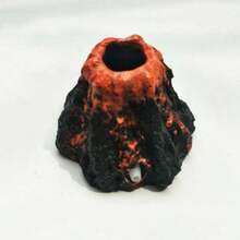 1 pieza Piedra de burbuja con forma de volcán para decoración de acuario, difusor de burbujas de acuario con piedra de burbuja, generador de burbujas en forma de volcán, decoración de paisaje para pecera, piedra de burbuja para bomba de oxígeno - Multicolor - Ver 5