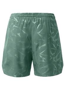 Gym Rark Men's Geometric Print Drawstring Waist Pockets Loose Workout Fitness Shorts Athletic Shorts Gym Shorts, Lightweight - Mint Green - View 2