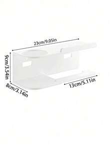 1 pieza Soporte de pared multifuncional para papel higiénico, estantería de almacenamiento de fragancias de baño, portarrollos de papel, organizador de pared de doble función para ahorrar espacio en la cocina y el baño, accesorios esenciales para el hogar - Multicolor - Ver 17