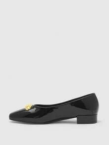 CUCCOO BIZCHIC Women's Fashion Flat Shoes - Black - View 9