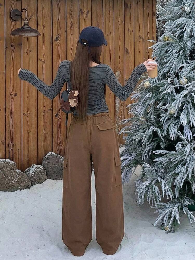 Women's Casual Loose Wide Leg Flare Jeans