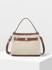 WOMEN'S HANDBAGS, EXQUISITE MINIMALIST COMMUTER VACATION SHOULDER BAGS - Apricot - View 1