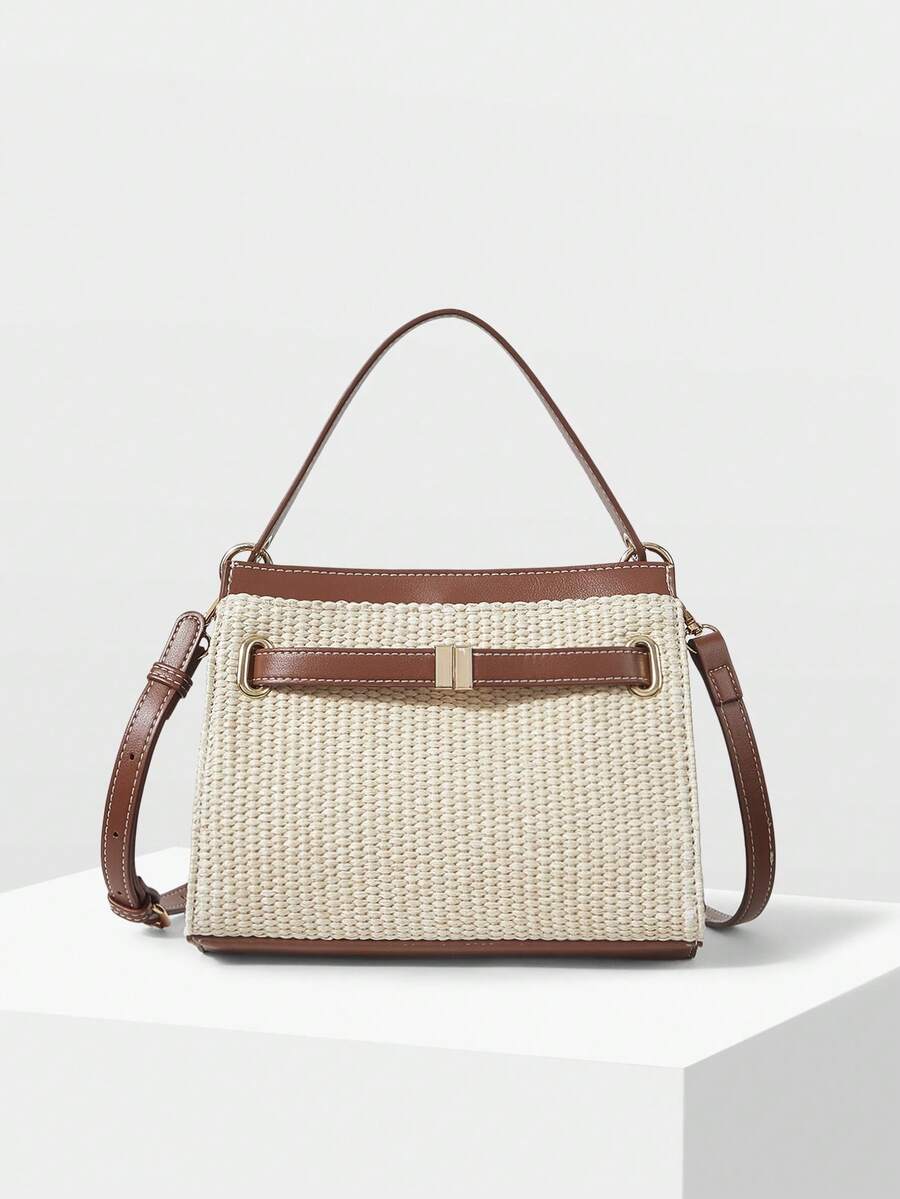 WOMEN'S HANDBAGS, EXQUISITE MINIMALIST COMMUTER VACATION SHOULDER BAGS - Apricot - View 1