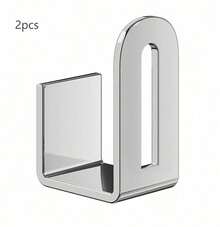 2pcs/4pcs Stainless Steel Wall Mount Hooks - Easy To Install, Multifunctional Storage, Suitable For Kitchen, Bedroom, Bathroom - Modern Practical Rack, Utility Hooks - Multicolor - View 21