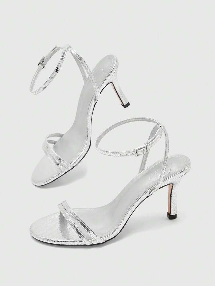 CUCCOO BIZCHIC Women Shoes Simple Fashion Round Toe High Heel Sandals Summer Shoes