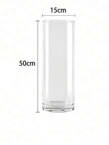 Acrylic Transparent Cylinder Vase Set, Tall Floor Vases Unbreakable Plastic Vases, Suitable For Living Room, Desk, Wedding Centerpiece Flower Bouquet Decoration In Different Sizes - Clear - View 23