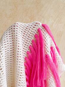 Soleia Vestido mini ajustado con tirantes de espagueti, bajo con flecos y con forma de concha, bohemio, apropiado para vacaciones y citas de San Valentín en primavera/verano - Multicolor - Ver 10