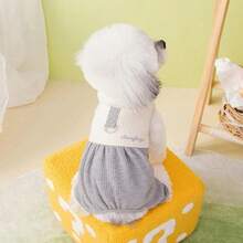 PETSIN 宠物服装、狗狗服装、猫咪服装、休闲连体衣、春夏新款小型动物连体衣、防滑扣连体服、宠物用品、休闲连体衣 - 彩色 - 查看 21