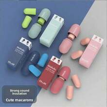 Reusable Silicone Sleep Earplugs, Made Of Soft & Comfortable Silicone Material, Fashionable Design, Skin-Friendly Fit, Easy To Clean, Suitable For School/Home/Travel, Effectively Block Disturbing Noise. #Reusable Earplugs #Sleep Aid - multicolor - View 12