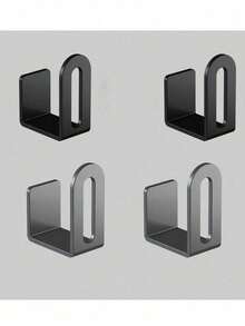 2pcs/4pcs Stainless Steel Wall Mount Hooks - Easy To Install, Multifunctional Storage, Suitable For Kitchen, Bedroom, Bathroom - Modern Practical Rack, Utility Hooks - Multicolor - View 18