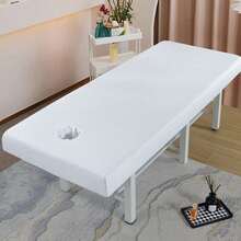 1PC Oil-Proof Beauty Salon Massage Fitted Bed Cover Sheet Full Cover Elastic Massage SPA Bed Cover With Hole(190*80cm ) - Multicolor - View 13