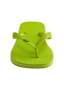 Havaianas Brasil Women's Flip-Flops Lime Green 4000032 - Lime Green/Lime Green - View 2
