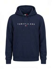 Men's Hoodie Navy Blue - Dark Night Navy / Sweet Blue - View 4